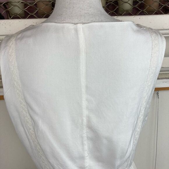 Kenji Anthropologie native SW beaded lined dress w/elastic drawstring waist - Picture 7 of 11